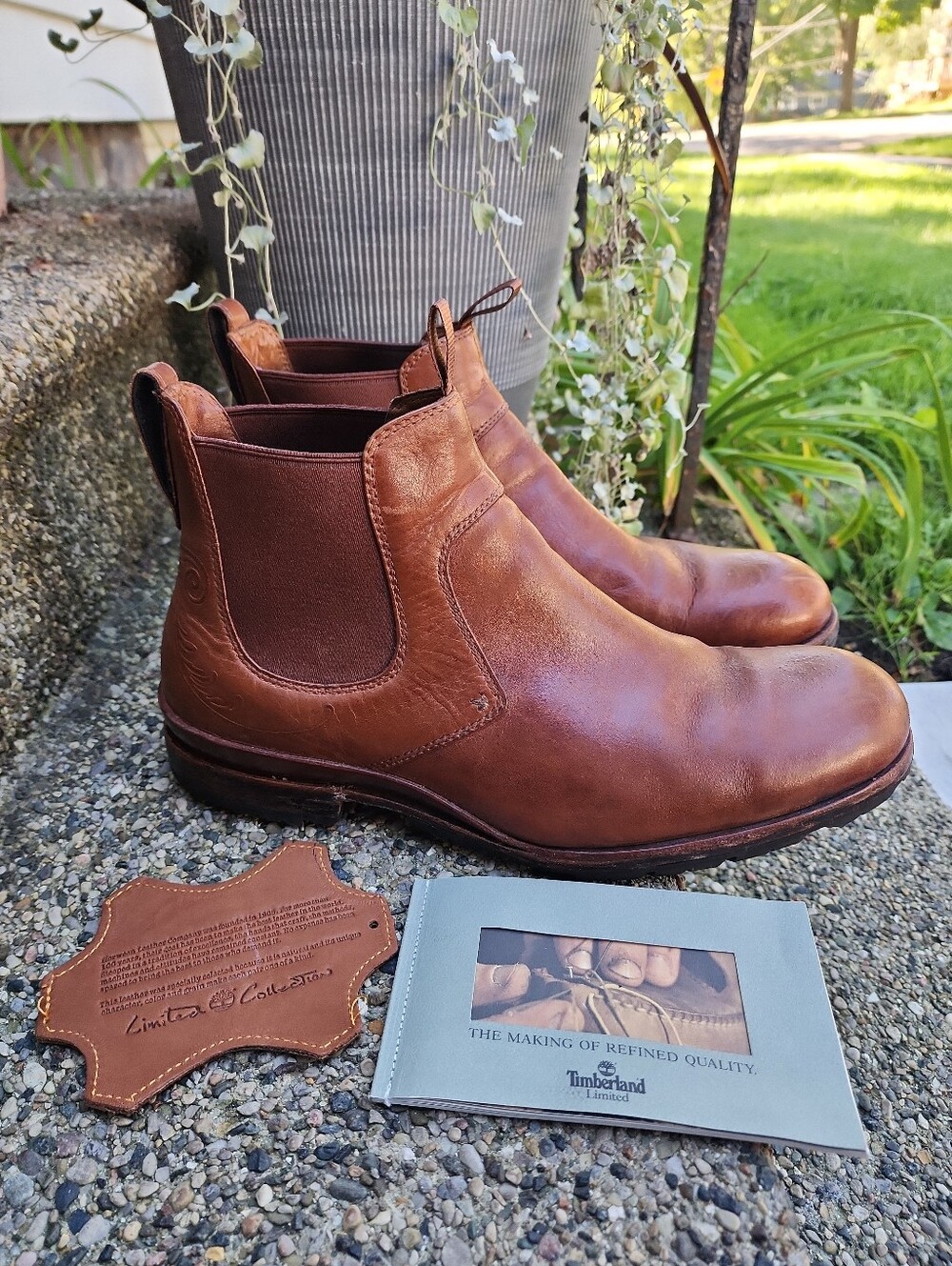Timberland Limited Collection LTD Chelsea Boots Tan Leather Men’s Size 12 90553